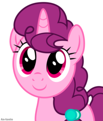 Size: 4629x5400 | Tagged: safe, artist:an-tonio, derpibooru exclusive, sugar belle, pony, g4, hard to say anything, absurd resolution, cute, female, simple background, smiling, solo, sugarbetes, transparent background, vector