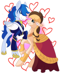 Size: 1500x1819 | Tagged: safe, artist:stereo-of-the-heart, oc, oc only, oc:master valor mccloud, pegasus, pony, clothes, dress, female, male, mare, simple background, stallion, transparent background