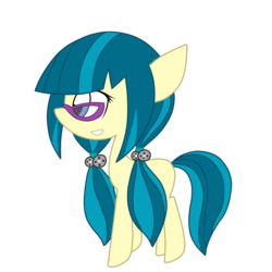 Size: 1000x1000 | Tagged: safe, artist:luckyclau, juniper montage, earth pony, pony, equestria girls, equestria girls specials, g4, movie magic, equestria girls ponified, female, glasses, mare, ponified, simple background, solo, transparent background