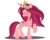 Size: 2600x2100 | Tagged: safe, artist:luckyclau, gloriosa daisy, alicorn, pony, equestria girls, g4, my little pony equestria girls: legend of everfree, alicornified, alternate universe, crown, equestria girls ponified, eyes closed, female, floral head wreath, flower, flower in hair, gloriosacorn, high res, jewelry, mare, ponified, princess, princessified, race swap, regalia, simple background, solo, transparent background