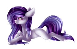 Size: 2652x1684 | Tagged: safe, artist:immagoddampony, oc, oc only, earth pony, pony, female, mare, prone, simple background, solo, transparent background