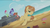 Size: 1136x640 | Tagged: safe, screencap, feather bangs, glamor trot, smooth vibes, stereo mix, earth pony, pony, g4, hard to say anything, my little pony: friendship is magic, backup dancers, beach, male, stallion