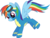 Size: 2167x1644 | Tagged: safe, artist:tralomine, rainbow dash, pegasus, pony, g4, .svg available, clothes, female, goggles, mare, simple background, solo, transparent background, uniform, vector, wonderbolts uniform