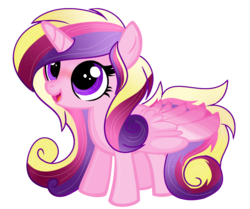 Size: 1602x1338 | Tagged: safe, artist:mizhoreonechan, princess cadance, alicorn, pony, g4, base used, cute, cutedance, female, filly, happy, looking up, mare, messy mane, open mouth, simple background, solo, transparent background, younger
