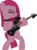 Size: 4117x5524 | Tagged: safe, artist:ironm17, pinkie pie, earth pony, pony, g4, absurd resolution, bipedal, collar, electric guitar, eyes closed, female, guitar, guitarity, heavy metal, metal, musical instrument, pinkamena diane pie, simple background, solo, thrash metal, transparent background, vector