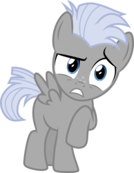 Size: 3001x3866 | Tagged: safe, artist:cloudy glow, chipcutter, pegasus, pony, forever filly, g4, .ai available, colt, high res, male, raised hoof, simple background, solo, transparent background, vector, young