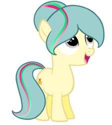 Size: 974x1082 | Tagged: safe, artist:duyguusss, oc, oc only, oc:golden bell, earth pony, pony, base used, female, filly, mare, simple background, solo, transparent background