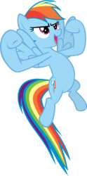 Size: 4000x8039 | Tagged: safe, artist:crusierpl, rainbow dash, pony, g4, the super speedy cider squeezy 6000, absurd resolution, female, simple background, solo, transparent background, vector