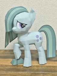 Size: 900x1200 | Tagged: safe, artist:robi, marble pie, earth pony, pony, g4, craft, irl, papercraft, photo, pixiv, solo