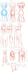 Size: 640x1668 | Tagged: artist needed, source needed, safe, pony, dichromatic, sketch, tutorial