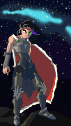 Size: 1080x1920 | Tagged: safe, artist:m_d_quill, king sombra, human, g4, animated, armor, badass, boots, cape, clothes, frame by frame, gif, glowing eyes, humanized, male, solo, stupid sexy sombra