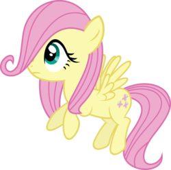 Size: 4500x4455 | Tagged: safe, artist:slb94, fluttershy, pony, g4, absurd resolution, cute, female, filly, filly fluttershy, flying, simple background, solo, transparent background, vector, younger
