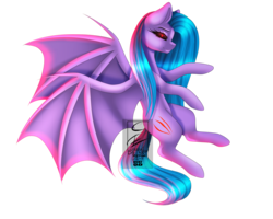 Size: 2500x2000 | Tagged: safe, artist:minelvi, oc, oc only, oc:leah, bat pony, pony, bat pony oc, bat wings, black sclera, eyelashes, female, high res, mare, simple background, solo, transparent background, wings