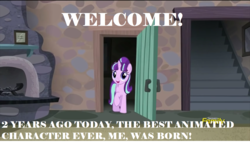 Size: 1366x774 | Tagged: safe, edit, edited screencap, screencap, starlight glimmer, pony, g4, the cutie map, discussion in the comments, female, image macro, opinion, solo
