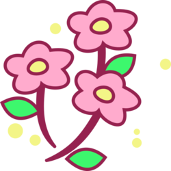 Size: 500x499 | Tagged: safe, artist:anscathmarcach, cheerilee (g3), g3, cutie mark, cutie mark only, flower, no pony, simple background, transparent background