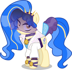 Size: 9000x8798 | Tagged: safe, artist:limedazzle, sapphire shores, earth pony, pony, g4, absurd resolution, alternate hairstyle, alternate universe, female, mare, show accurate, simple background, smiling, solo, transparent background