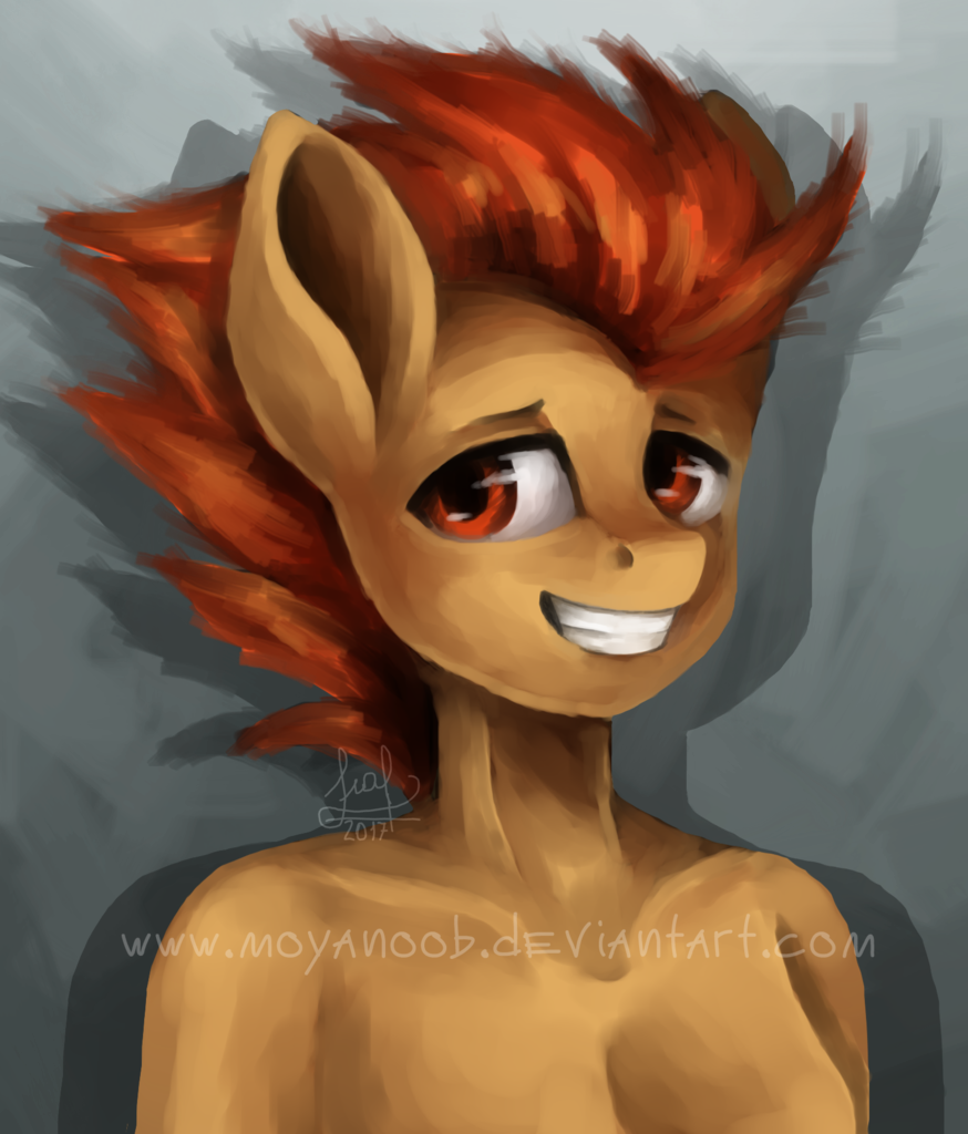 1427110 Suggestive Artistmoyanoob Spitfire Anthro G4 Breasts Bust Female Nudity 