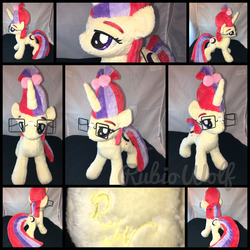 Size: 1600x1600 | Tagged: safe, artist:rubiowolf, moondancer, pony, unicorn, g4, female, irl, mare, photo, plushie