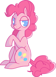 Size: 549x753 | Tagged: safe, artist:amazingmollusk, pinkie pie, earth pony, pony, g4, female, pie daily, simple background, solo, transparent background