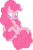 Size: 552x839 | Tagged: safe, artist:amazingmollusk, pinkie pie, earth pony, pony, g4, female, long hair, mane, pie daily, poof, simple background, solo, transparent background