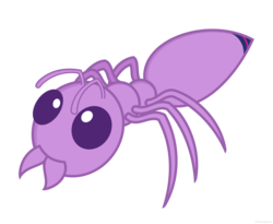 Size: 1100x900 | Tagged: safe, artist:peternators, twilight sparkle, ant, g4, ambiguous gender, pun, simple background, solo, species swap, transparent background, twilant, vector, visual pun, what has science done