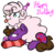 Size: 2917x2778 | Tagged: safe, artist:befishproductions, oc, oc only, oc:befish, oc:fluffle puff, pony, cake, clothes, female, food, happy birthday, hat, high res, mare, party hat, party horn, signature, simple background, socks, striped socks, tongue out, transparent background