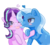 Size: 1000x907 | Tagged: safe, artist:ask-kingkero-the-pegasus, starlight glimmer, trixie, pony, unicorn, g4, blushing, female, heart, lesbian, mare, ship:startrix, shipping, simple background, transparent background