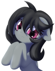 Size: 1280x1656 | Tagged: dead source, safe, artist:an-m, oc, oc only, oc:lully, pegasus, pony, looking at you, pony oc, simple background, solo, transparent background