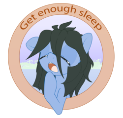 Size: 8440x8062 | Tagged: dead source, safe, artist:an-m, oc, oc only, oc:reflect decrypt, earth pony, pony, absurd resolution, eyes closed, pony oc, simple background, solo, transparent background, vector, yawn