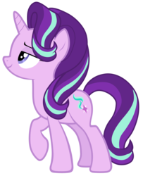 Size: 7000x8600 | Tagged: safe, artist:tardifice, starlight glimmer, pony, celestial advice, g4, absurd resolution, female, simple background, solo, transparent background, vector, walking