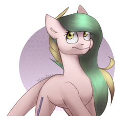 Size: 792x720 | Tagged: safe, artist:chibadeer, oc, oc only, oc:lemmi, earth pony, pony, female, mare, simple background, solo, white background