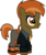 Size: 2001x2357 | Tagged: safe, artist:cloudy glow, button mash, earth pony, pony, g4, clothes, clothes swap, colt, cosplay, costume, crossover, disney, foal, high res, jim hawkins, male, simple background, smiling, solo, transparent background, treasure planet