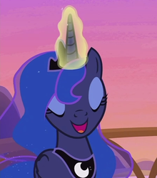 Size: 427x485 | Tagged: safe, screencap, princess luna, pony, a royal problem, g4, cropped, female, magic, mare, solo