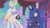 Size: 1232x690 | Tagged: safe, screencap, princess celestia, princess luna, alicorn, pony, a royal problem, g4, female, mare, shocked, swapped cutie marks