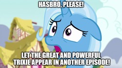 Size: 888x499 | Tagged: safe, edit, edited screencap, screencap, trixie, pony, unicorn, all bottled up, g4, background pony strikes again, critical research failure, female, it happened, mare, meme, solo
