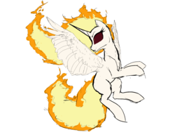 Size: 2000x1500 | Tagged: artist needed, source needed, safe, daybreaker, alicorn, pony, a royal problem, g4, female, oekaki, simple background, sketch, solo, transparent background