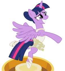 Size: 1988x2160 | Tagged: safe, artist:lifes-remedy, twilight sparkle, alicorn, pony, a royal problem, g4, ballerina, clothes, cute, female, grin, hair bun, implied tail hole, mare, music box, sheepish, sheepish grin, simple background, skirt, smiling, solo, squee, stressed, transparent background, tutu, twilarina, twilight sparkle (alicorn), twilight stalker, upskirt, vector