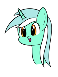 Size: 1200x1600 | Tagged: safe, artist:joey, lyra heartstrings, pony, unicorn, g4, bust, female, mare, open mouth, portrait, simple background, solo, transparent background