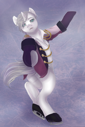 Size: 2000x3000 | Tagged: safe, artist:nekotoko, pony, clothes, high res, ice skating, male, ponified, roller skates, solo, stallion, underhoof, victor nikiforov, yuri on ice