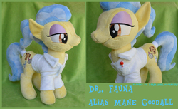Size: 3872x2364 | Tagged: safe, artist:baraka1980, doctor fauna, pony, fluttershy leans in, g4, clothes, high res, irl, photo, plushie, solo