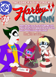 Size: 845x1161 | Tagged: safe, artist:terry, pinkie pie, earth pony, pony, fanfic:cupcakes, g4, barely pony related, dc comics, harley quinn, pinkamena diane pie, superdickery, terry you magnificent bastard, the joker