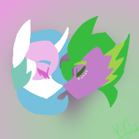 Size: 200x200 | Tagged: safe, artist:moonakart13, artist:moonaknight13, princess celestia, spike, alicorn, dragon, pony, g4, adult, adult spike, celestialove, crack shipping, eyes closed, female, gradient background, icon, lineless, male, mare, older, older spike, ship:spikelestia, shipping, spikelove, stallion, straight