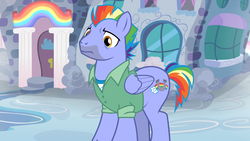 Size: 1920x1080 | Tagged: safe, screencap, bow hothoof, pegasus, pony, g4, parental glideance, male, solo, stallion