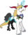 Size: 747x931 | Tagged: safe, artist:quoting_mungo, prince blueblood, changeling, pony, unicorn, g4, disguise, disguised changeling, flag, magic, male, simple background, solo, stallion, transparent background