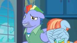 Size: 922x518 | Tagged: safe, screencap, bow hothoof, windy whistles, pegasus, pony, g4, parental glideance, animated, crying, cute, facewing, female, gif, husband and wife, male, mare, rainbow dash's parents, sad, sadorable, ship:windyhoof, stallion, windybetes, wing hands, woobie