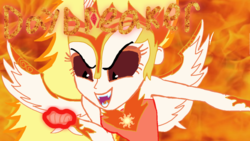 Size: 1024x578 | Tagged: safe, artist:gouhlsrule, daybreaker, a royal problem, equestria girls, g4, female, solo