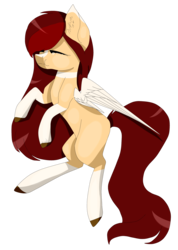 Size: 1801x2533 | Tagged: safe, artist:ohhoneybell, oc, oc only, oc:yeri, pegasus, pony, colored wings, eyes closed, female, mare, simple background, solo, transparent background