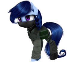 Size: 970x824 | Tagged: safe, artist:supermare, oc, oc only, oc:raylanda, earth pony, pony, clothes, crossover, female, mare, simple background, solo, transparent background, uniform