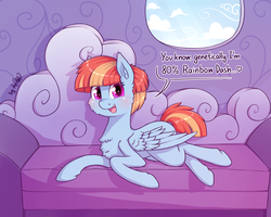 Size: 2000x1600 | Tagged: dead source, safe, artist:dsp2003, windy whistles, pegasus, pony, g4, 20% cooler, bronybait, cheek fluff, chest fluff, cute, ear fluff, female, fluffy, heart, innuendo, looking at you, mare, open mouth, single panel, windybetes, wing fluff