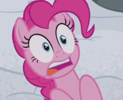 Size: 1044x858 | Tagged: safe, screencap, pinkie pie, pony, g4, not asking for trouble, cropped, female, mare, solo